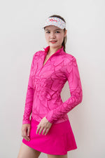 Load image into Gallery viewer, เสื้อกอล์ฟแขนยาว Pink Lotus
