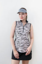 Load image into Gallery viewer, เสื้อกอล์ฟแขนสั้น Zebra แขนกุด
